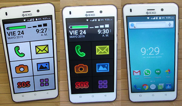 celular smartphone EXO Spanky Fácil 4G
