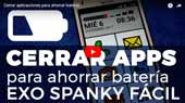 C&oacute;mo cerrar aplicaciones del celular EXO Spanky F&aacute;cil